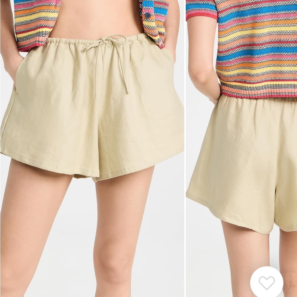 NWT Reformation Zoe linen shorts